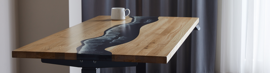 Elephant Desks Solid Wood Standing Desk - Home Office Lighting