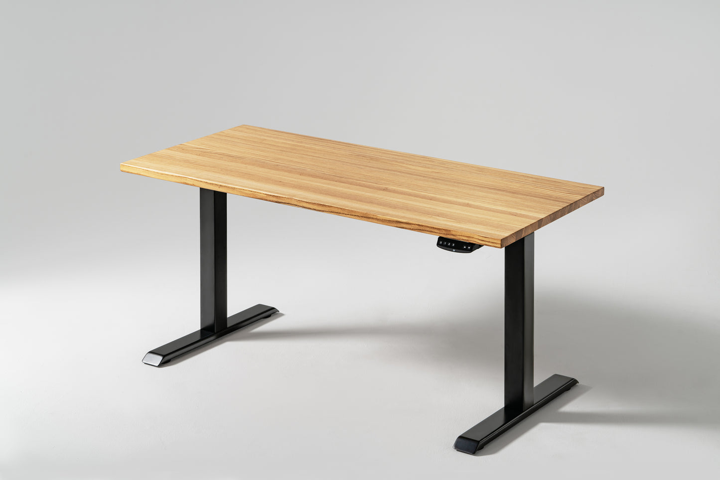 Elephant Desks - Height Adjustable Standing Desk - Abundance Series (Solid Wood and Flat Edges)