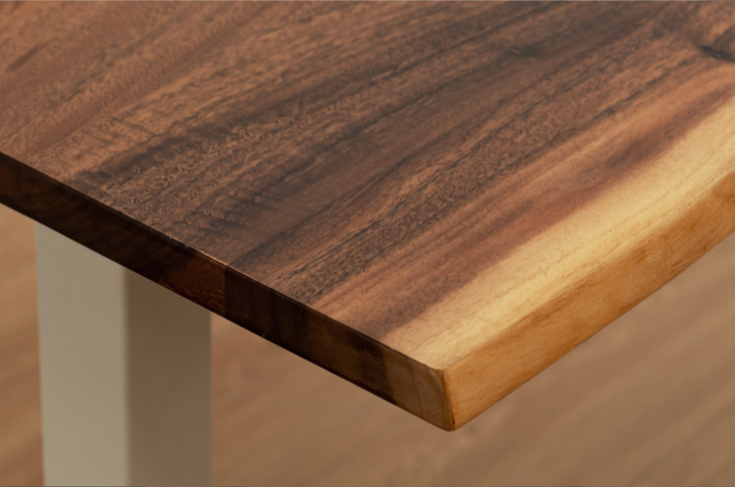 Elephant Desks - Height Adjustable Live Edge Standing Desk - Wavy Series (Solid Wood and A Live Edge)