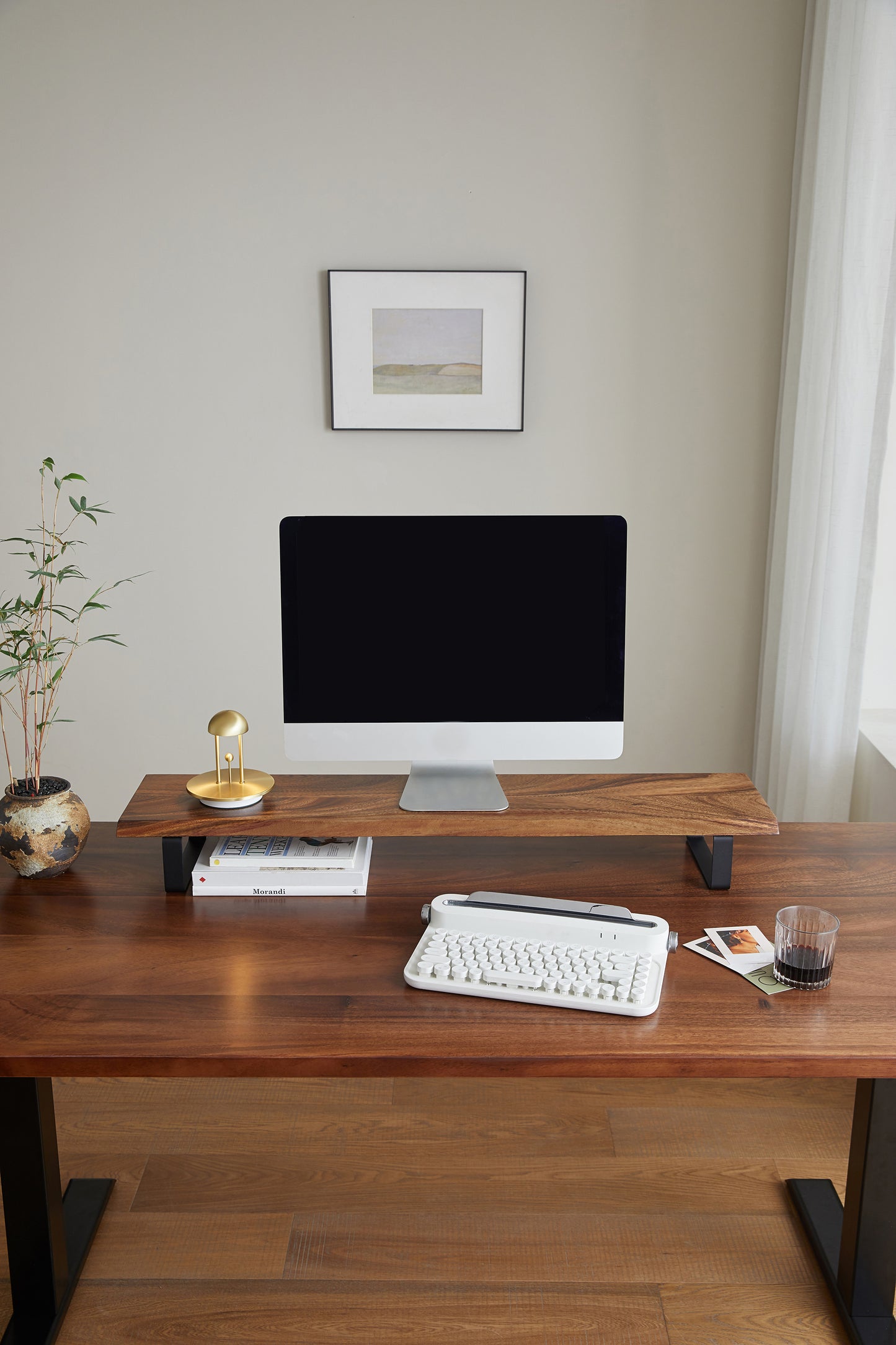 Elephant Desks - Solid Wood Desk Shelf