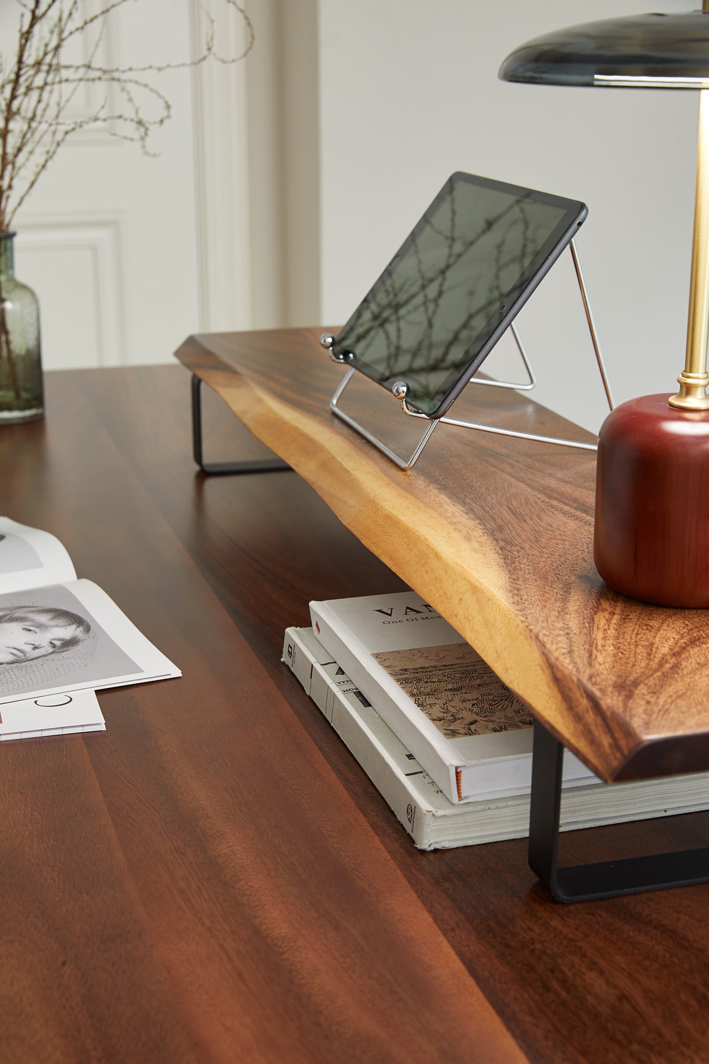 Elephant Desks - Solid Wood Desk Shelf