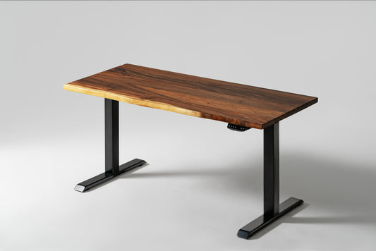 Live Edge Walnut Solid Wood_Elephant Desks_Wavy